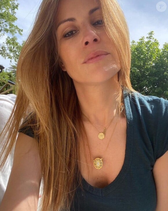 Selfie de Cécile Siméone relayé sur Instagram.