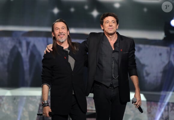 "À tous les castings, il en restait deux, c'était Patrick Bruel et moi"
Exclusif - Florent Pagny et Patrick Bruel - Enregistrement de l'émission "Alors on chante" au palais des sports à Paris, qui sera diffusée le 28 novembre 2014 en Prime Time sur TF1, à l'occasion des 20 ans du Sidaction et de la sortie de l'album "Kiss & Love"