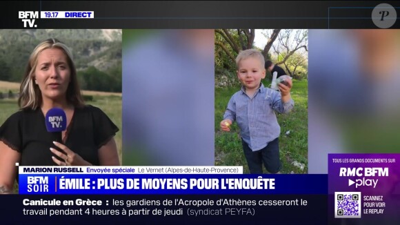 Plus de dix jours ont passé et soutenus par leur famille au grand complet, réunie dans le village du Haut-Vernet.
Le petit Émile, 2 ans, a disparu il y a un peu plus d'une semaine dans le Vernet. ©BFMTV