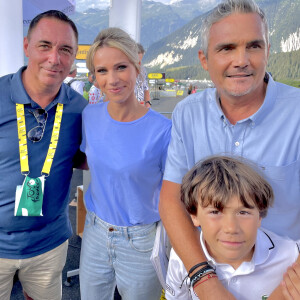 Un petit garçon de 8 ans qu'il a eu avec sa compagne, Marie-Laure.

Marion Rousse, Richard Virenque et son fils Eden - Plateau de Vélo Club lors de la 17ème étape du Tour de France 2023 à Courchevel le 19 juillet 2023. © Fabien Faure/Bestimage