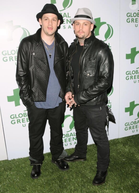 Joel Madden et Benji Madden, les frères jumeaux les plus rock'n'roll lors de la 7ème Pré-soirée des Oscars au Avalon à Hollywood le 3 mars 2010