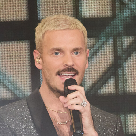 Exclusif - M.Pokora - Enregistrement de l'émission "Les 50 ans du Disco, les stars chantent pour le Sidaction" au Dôme de Paris, France, le 15 mars 2023, diffusée le 25 mars sur France 2. © Guirec-Moreau/Bestimage 