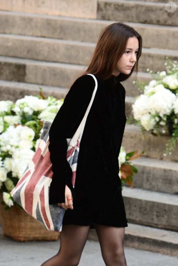 Jo Attal - Arrivées des célébrités aux obsèques de Jane Birkin en l'église Saint-Roch à Paris. Le 24 juillet 2023 © Jacovides-KD Niko / Bestimage 