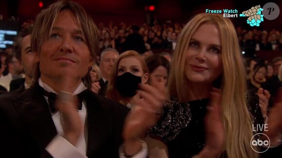Captures d'écran - Nicole Kidman, Keith Urban à la 95ème édition de la cérémonie des Oscars à Los Angeles, le 12 mars 2023. 