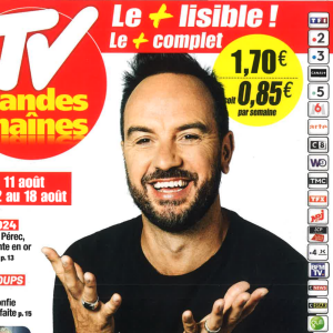 Couverture du nouveau numéro du magazine "TV Grandes Chaînes", paru le 31 juillet 2023