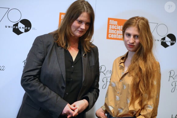 Agathe Bonitzer et Sophie Fillières - Soirée d'ouverture du 24e Rendez Vous with French Cinema (UNIFRANCE) au théâtre The Walter Reade à New York, le 1er mars 2019. © Dessalles-Guerin/Bestimage