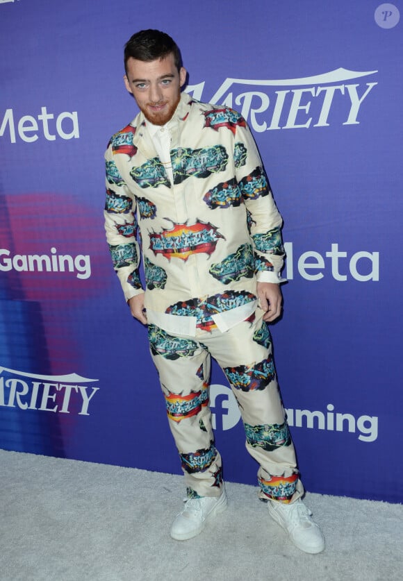 Angus Cloud au photocall de la soirée "Variety 2022 Power of Young Hollywood" organisée par Facebook Gaming/Meta à Los Angeles, le 11 août 2022.