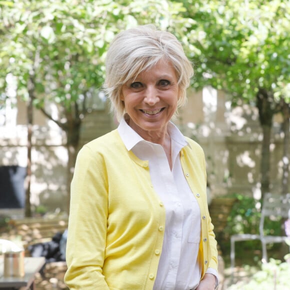 Evelyne Dhéliat à l'académie du climat (anciennement Mairie du IVe arrondissement) à Paris, France, le 6 mai 2022. © Christophe Clovis / Bestimage 