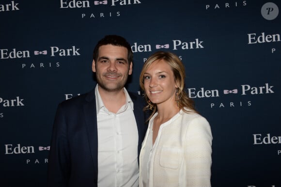 Il se réjouit de bientôt revenir sur les antennes de France Télévisions, à l'occasion de la Coupe du monde de rugby.
Exclusif - Matthieu Lartot, Clémentine Sarlat - Avant-première du film "On voulait tout casser" au cinéma Gaumont Marignan à Paris, le 27 mai 2015. 