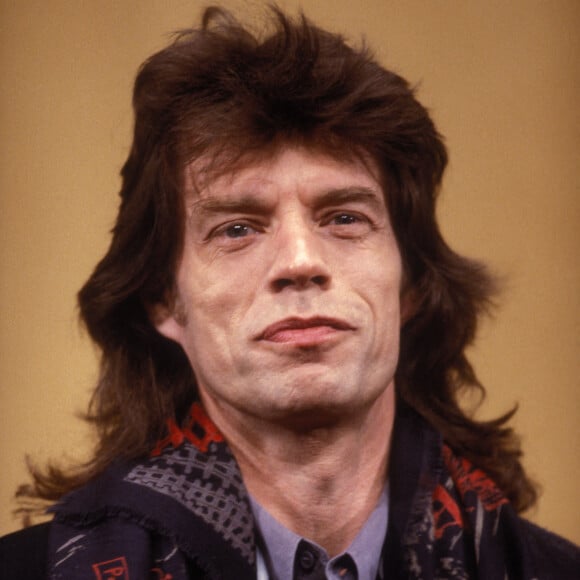 Archives - Mick Jagger le 8 mars 1988 à Tokyo - The Rolling Stones. 