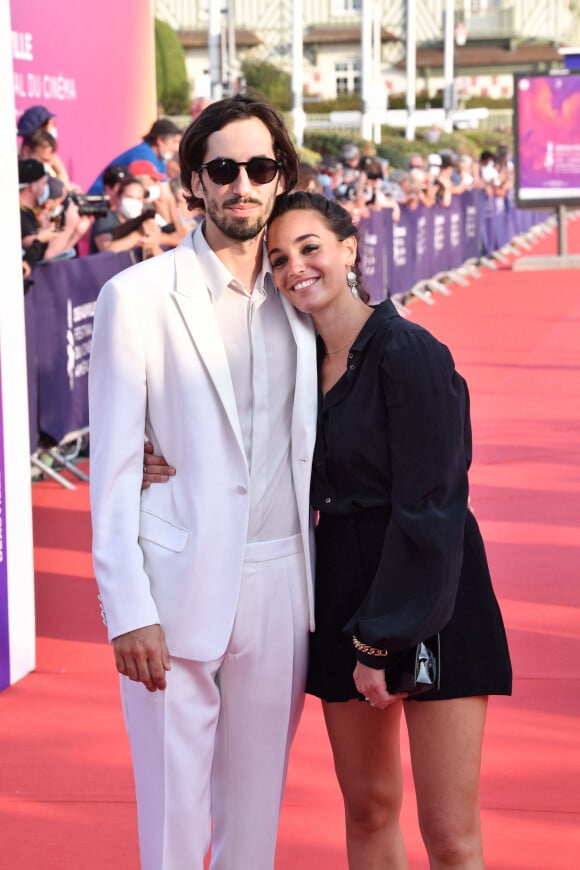 Antoine Lomepal et Souheila Yacoub pour la projection du film "Stillwater" lors de la cérémonie d'ouverture de la 47ème édition du festival du Cinéma Américain de Deauville, France, le 3 septembre 2021. © Rachid Bellak/Bestimage 