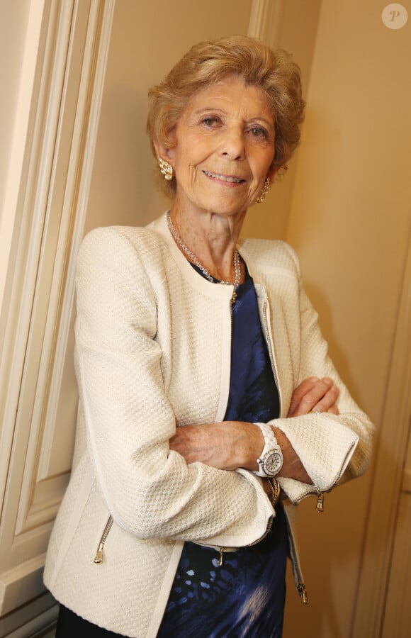 Hélène Carrère d'Encausse lors de la remise Grand Prix du Roman de l'Académie Française 2014, à l'Académie Française à Paris, le 30 octobre 2014. 