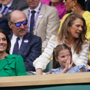 Kate Middleton, le prince George et la princesse Charlotte à Wimbledon