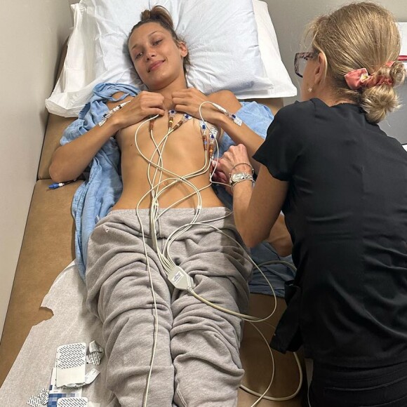 Voilà des semaines que le monde s'inquiétait pour elle.
Bella Hadid évoque son état de santé sur Instagram.