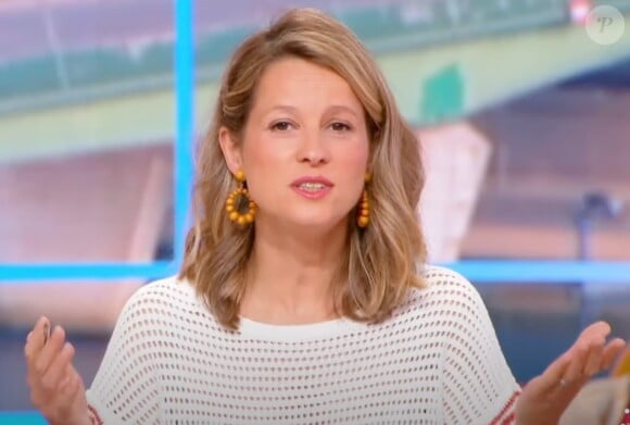 Maud Descamps sur le plateau de "Télématin" (Capture France 2)