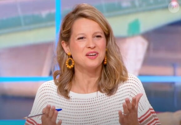 Maud Descamps sur le plateau de "Télématin" (Capture France 2)