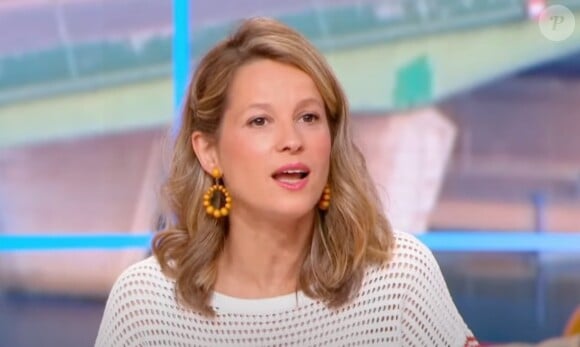 Maud Descamps sur le plateau de "Télématin" (Capture France 2)