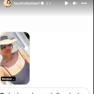 "Puis-je voir vos jolis pieds s'il vous plaît Maîtresse ?", lui a-t-on demandé.
Faustine Bollaert dévoile le message qu'elle a reçu de la part d'un fétichiste des pieds. Instagram