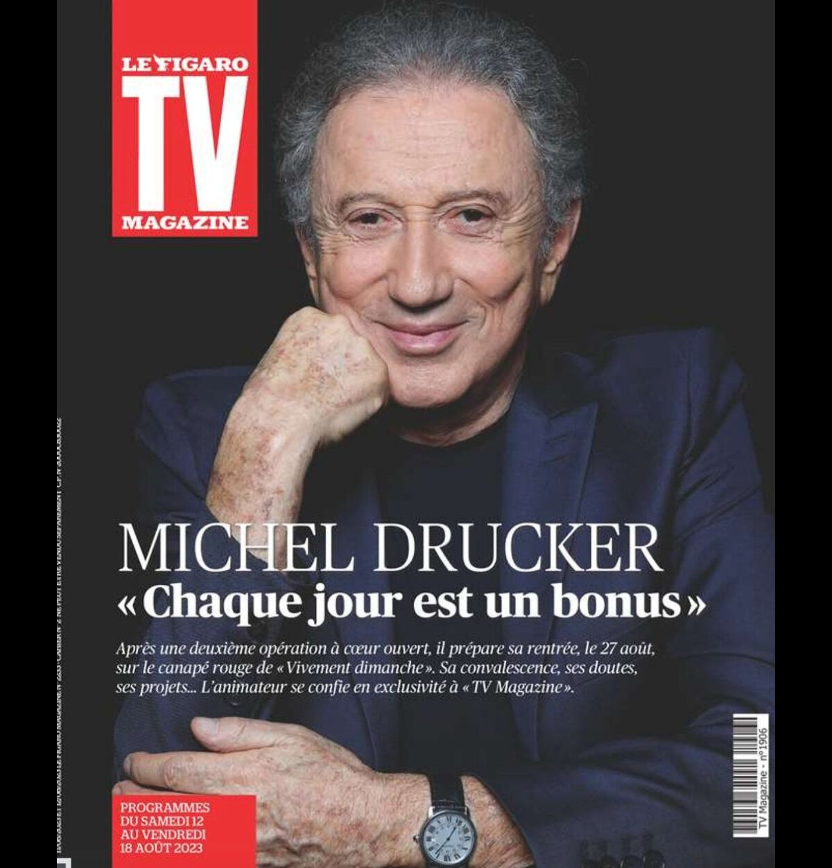 Photo Toutefois, Michel Drucker s'est accroché pendant sa longue