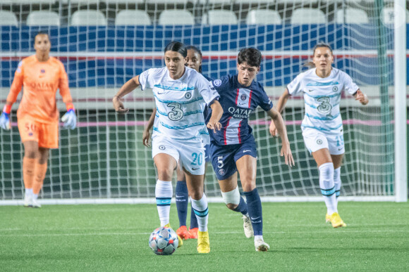 Face à l'équipe de France ce 12 août, Sam Kerr devrait certainement recevoir le soutien de Kristie Mewis
 
Sam Kerr (Chelsea FC)) Elisa De Almeida (PSG) - Match de Ligue Des Champions Féminine 2022 (LDC) "PSG - Chelsea (0-1)" au stade Georges Lefèvre, le 20 octobre 2022.