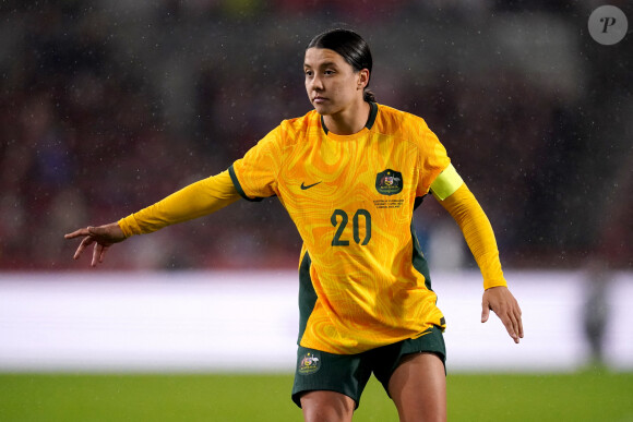 Star de l'équipe américaine, elle vit une relation à distance avec Sam Kerr depuis août 2021
 
Sam Kerr. Photo : John Walton/PA Wire