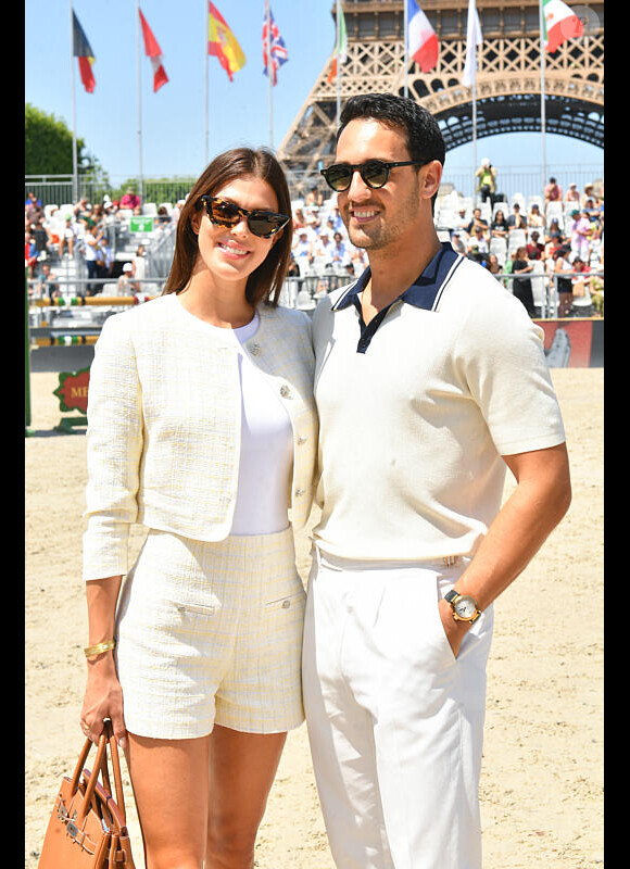 Iris Mittenaere partage des photos de ses vacances sur son compte Instagram.
Exclusif - Iris Mittenaere et son fiancé Diego El Glaoui lors de la 9ème édition du "Longines Paris Eiffel Jumping" au Champ de Mars à Paris, France, le 24 juin 2024. © Perusseau-Veeren/Bestimage