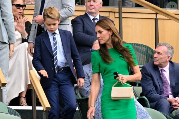 Kate Middleton et le prince George à Wimbledon. 2023.
