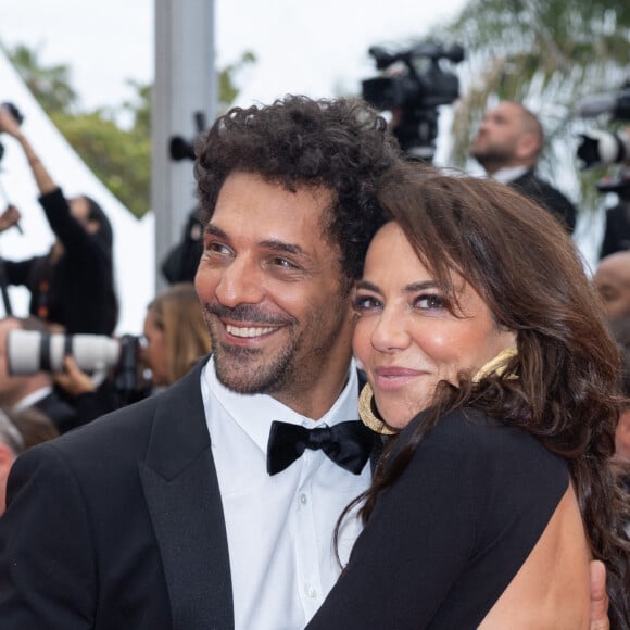 Tomer Sisley et sa femme Sandra - Montée des marches du film " Killers of the flower moon " lors du 76ème Festival International du Film de Cannes, au Palais des Festivals à Cannes. Le 20 mai 2023 © Olivier Borde / Bestimage 