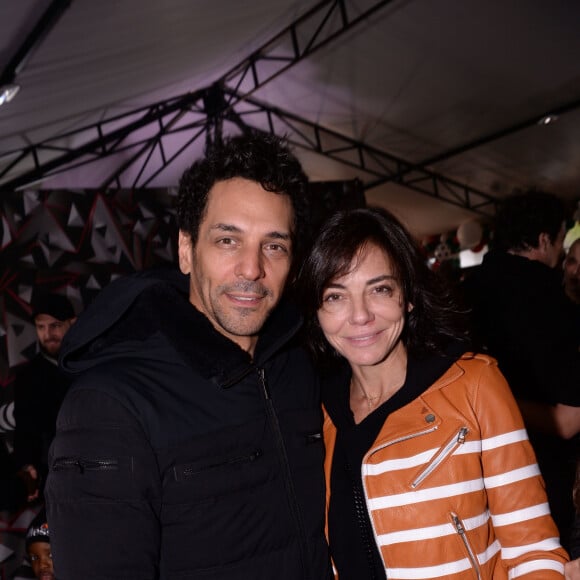 Exclusif - Tomer Sisley et sa femme Sandra Sisley au premier goûter des étoiles au profit de l'association AMSAK à l'Orangerie au Jardin d'acclimatation à Paris, France, le 1er mars 2020.  © Rachid Bellak/Bestimage 