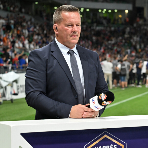 Christian Califano - RUGBY : France vs Ecosse (30-27) - Match préparatif pour la coupe du monde 2023 à Saint-Étienne le 12 août 2023. © Frédéric Chambert / Panoramic / Bestimage