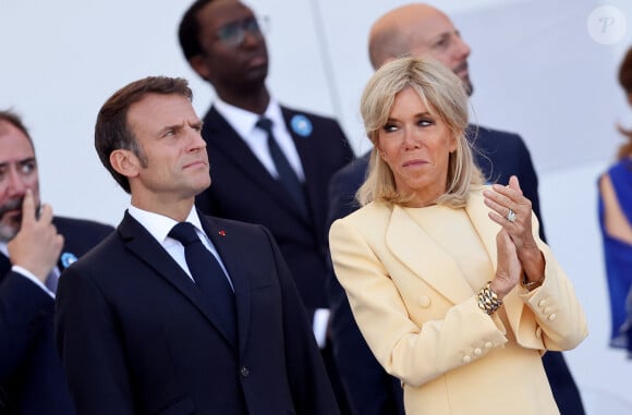 Brigitte Macron est devenue première dame il y a cinq ans
Le président de la République française Emmanuel Macron et sa femme la Première Dame Brigitte Macron - © Dominique Jacovides/Bestimage 