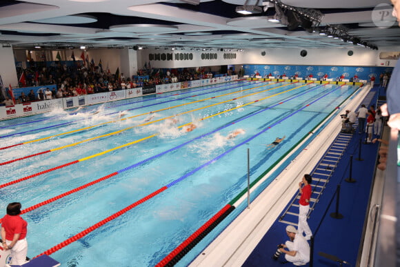 Helen Smart a participé aux Jeux olympiques de Sydney en 2000
 
40ème meeting international de natation de Monte-Carlo Fédération monegasque de natation à la piscine olympique Prince Albert II à Monaco, le 20 mai 2023. © Claudia Albuquerque/Bestimage