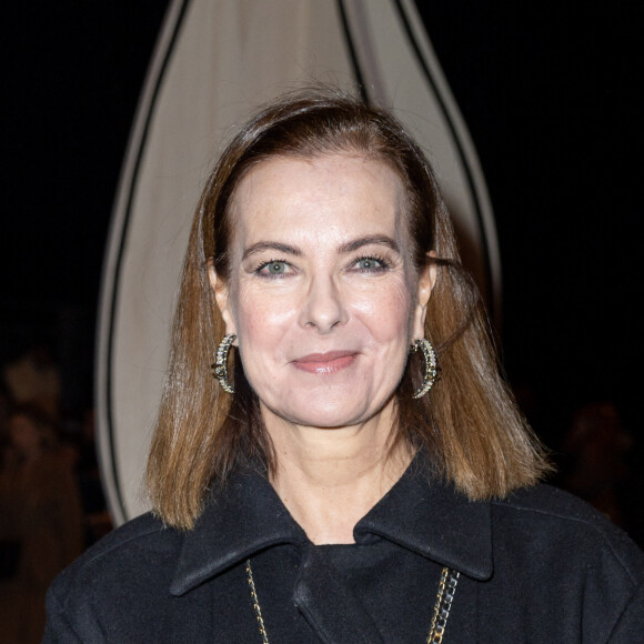 Carole Bouquet - Front Row au deuxième défilé de mode Haute-Couture Chanel au Grand Palais Éphémère lors de la Fashion Week Printemps-été 2023 de Paris, France, le 24 janvier 2023. © Olivier Borde/Bestimage  Celebs attend the Chanel Haute Couture Spring Summer 2023 show as part of Paris Fashion Week at Grand Palais Éphémère in Paris, France, on January 24, 2023. 
