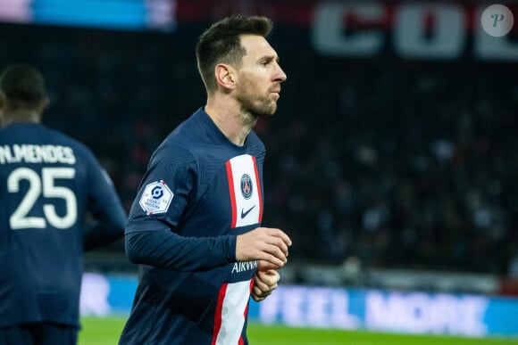 Lionel (Leo) Messi (Paris SG) - Football - Ligue 1 Uber Eats - Victoire du PSG face à Nantes (4-2) au Parc des princes à Paris le 4 mars 2023. © Baptiste Autissier / Panoramic / Bestimage