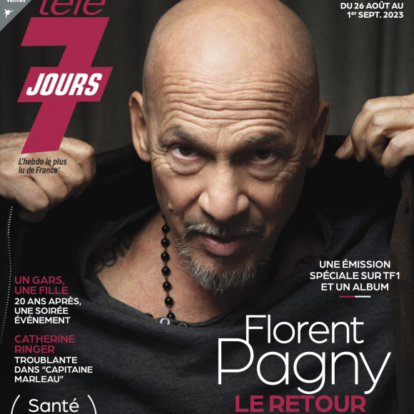 Florent Pagny en couverture de "Télé 7 Jours".