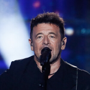 Exclusif - Patrick Bruel - Enregistrement de l'émission "Paris 2024 le concert événement...dans un an les jeux" sur le parvis de l'Hôtel de Ville de Paris, diffusée le 25 juillet sur France 2 à 21h10. Le 3 juillet 2023 © Tiziano Da Silva-Christophe Clovis / Bestimage