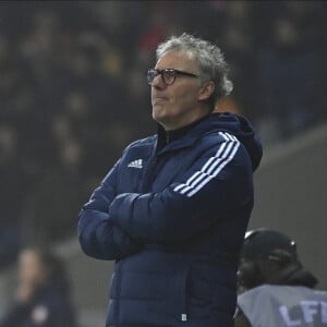 Laurent Blanc ( entraineur Lyon ) - Match de championnat de Ligue 1 Uber Eats opposant Losc Lille à l'Olympique Lyonnais au stade Pierre Mauroy à Villeneuve-d'Ascq, France, le 10 mars 2023. Le match s'est terminé par un match nul 3-3. © Federico Pestellini/Panoramic/bestimage 