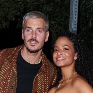Il y a quelques jours, le couple se trouvait à New York pour inaugurer le nouveau restaurant de M. Pokora
Exclusif - Christina Milian et son mari M. Pokora (Matt Pokora) à la sortie du restaurant Catch Steak House à West Hollywood, Los Angeles, Californie, Etats-Unis, le 6 janvier 2023. Christina est avec un à emporter. 