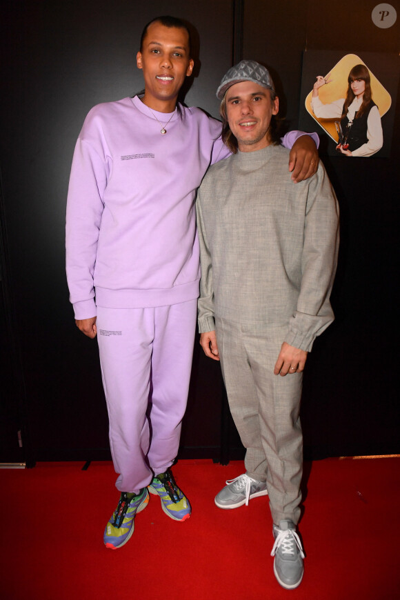 Exclusif - Stromae et Orelsan en backstage de la 38ème cérémonie des Victoires de la musique à la Seine musicale de Boulogne-Billancourt.