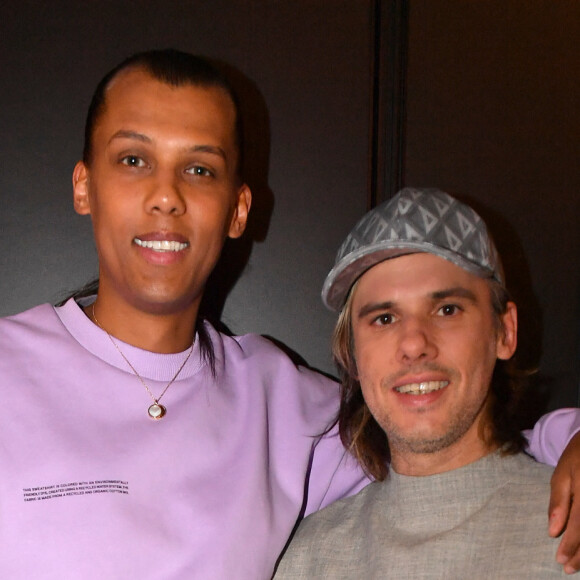 Exclusif - Stromae et Orelsan en backstage de la 38ème cérémonie des Victoires de la musique à la Seine musicale de Boulogne-Billancourt.