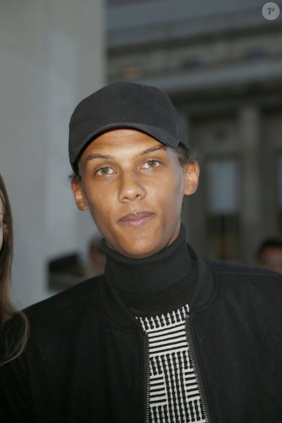 Le chanteur Stromae - Défilé de mode "Kenzo" collection prêt-à-porter Printemps-Eté 2017 lors de la Fashion Week de Paris à la Cité de l'architecture et du patrimoine au Trocadéro à Paris, France, le 4 octobre 2016.