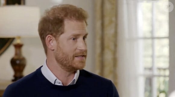 Bande-annonce de l'interview du prince Harry, duc de Sussex, avec Tom Bradby pour la chaîne britannique ITV, avant la sortie de l'autobiographie du prince "Spare" ("Le Suppléant"). Le 4 janvier 2023. 