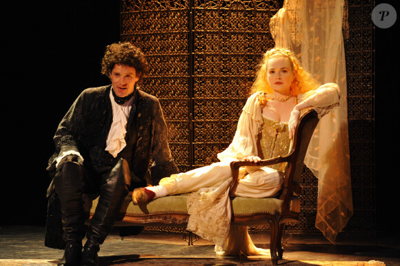 Guillaume Cramoisan et Julie Judd - Pièce "Le Plaisir" au théâtre de la Pepinère à Paris en juin 2012.