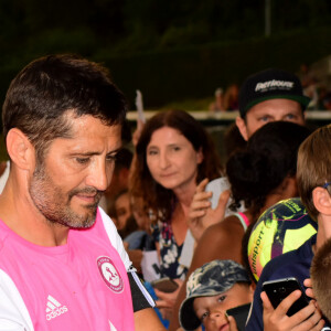 Bixente Lizarazu - Le match de foot caritatif de l'association ELA à l'occasion du tournoi de golf Evian Championship à Evian le 26 juillet 2019. © Romain Doucelin / Bestimage