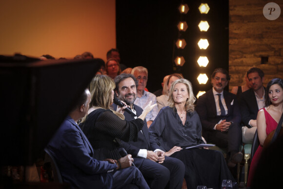 Exclusif - Pascal Legitimus, Hélène Segara, André Manoukian, Claire Chazal, Astrig Siranossian - Enregistrement de l'émission "Le Grand Echiquier : Spéciale Arménie" à l'Opéra royal de Versailles, présentée par C.Chazal et A.Manoukian, et diffusée le 31 août sur France 2 © Jack Tribeca / Bestimage