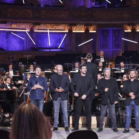 Exclusif - Patrick Fiori - Enregistrement de l'émission "Le Grand Echiquier : Spéciale Arménie" à l'Opéra royal de Versailles, présentée par C.Chazal et A.Manoukian, et diffusée le 31 août sur France 2 © Jack Tribeca / Bestimage