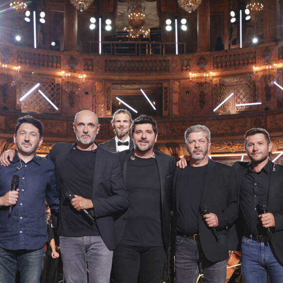 Exclusif - Patrick Fiori - Backstage - Enregistrement de l'émission "Le Grand Echiquier : Spéciale Arménie" à l'Opéra royal de Versailles, présentée par C.Chazal et A.Manoukian, et diffusée le 31 août sur France 2 © Jack Tribeca / Bestimage