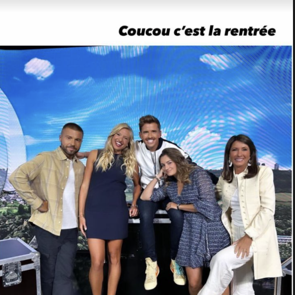En story Instagram mercredi 30 août, Valentine a indiqué avoir participé au shooting de rentrée avec le reste de l'équipe du programme
Valentine Sled, la fille de Sophie Davant, rejoint l'équipe de William Leymergie dans "William à midi" sur C8