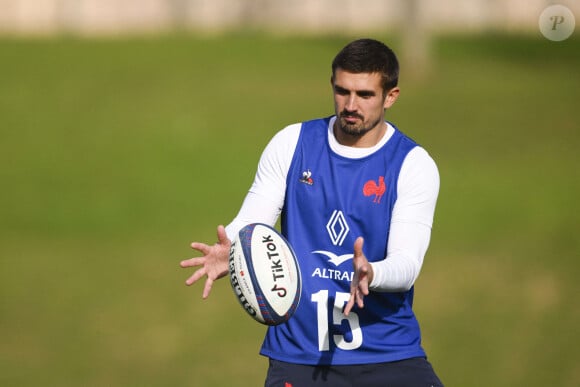 Thomas Ramos - Entraînement de l'équipe du XV de France de rugby à Marcoussis, le 2 novembre 2022. © JB Autissier / Panoramic / Bestimage