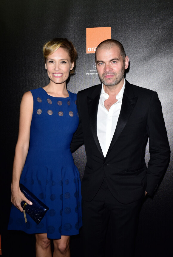 Clovis Cornillac et sa femme Lilou Fogli - Soirée Orange Cinéma sur la plage du Majestic lors du 70ème Festival International du Film de Cannes, France, le 20 mai 2017. © Giancarlo Gorassini/Bestimage 